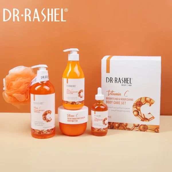 Dr.rashel Vitamin C Brightening & Nourishing 4-pieces Body Care Gift Box