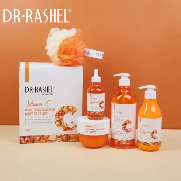 Dr.rashel Vitamin C Brightening & Nourishing 4-pieces Body Care Gift Box