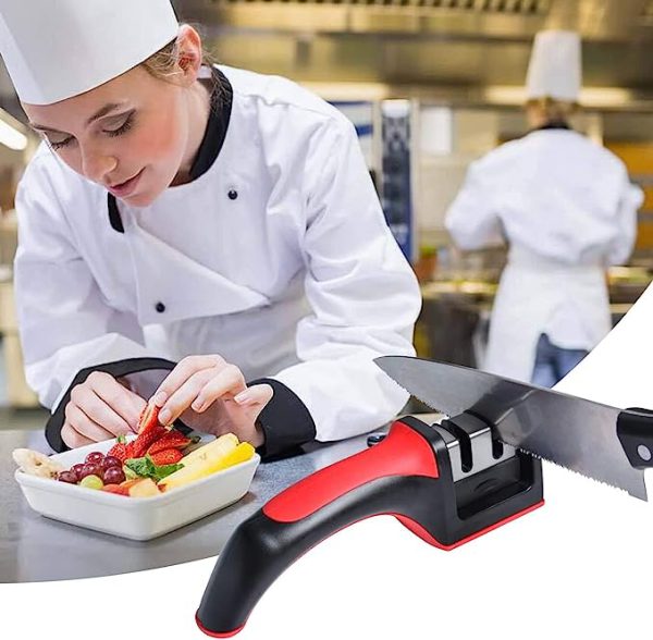 Knife Sharpener With Suction Pad