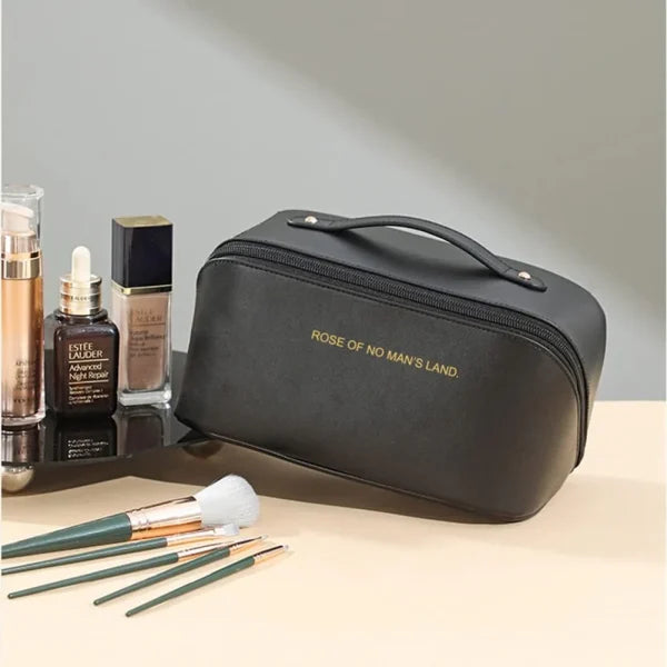 Pu Leather Vanity Style Cosmetic Bag