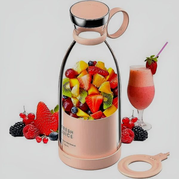 Mini Portable Blender Rechargeable Fruit Juicer Mixers 380 Ml