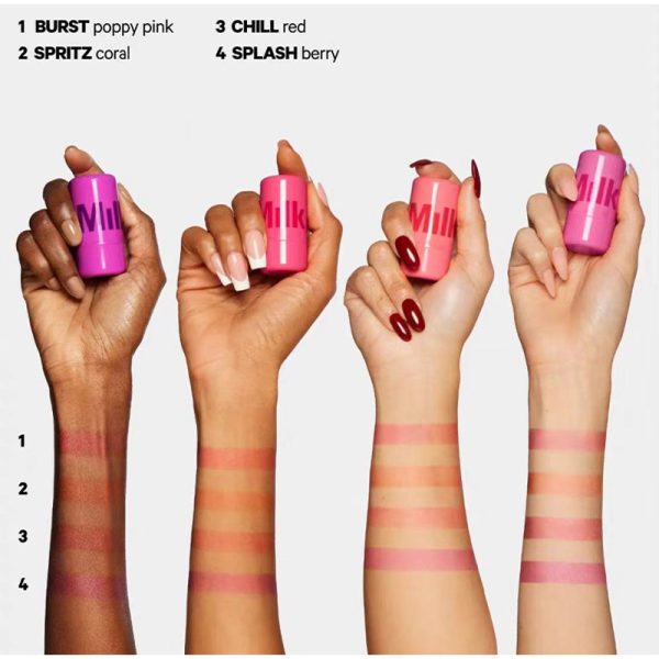 Pack of 4 Milk Makeup Blush High Pigment Jelly Tint