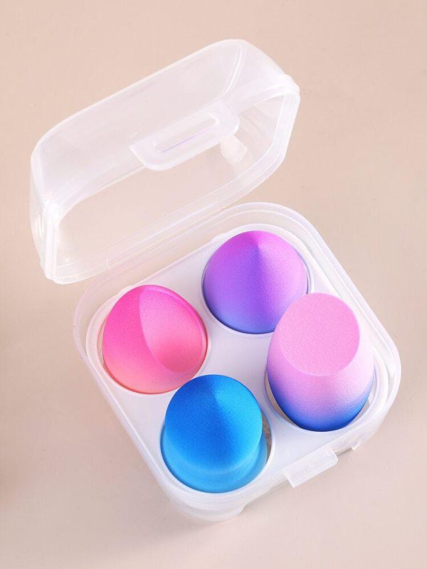 Pack Of 4 – Beauty Blender With Plastic Case