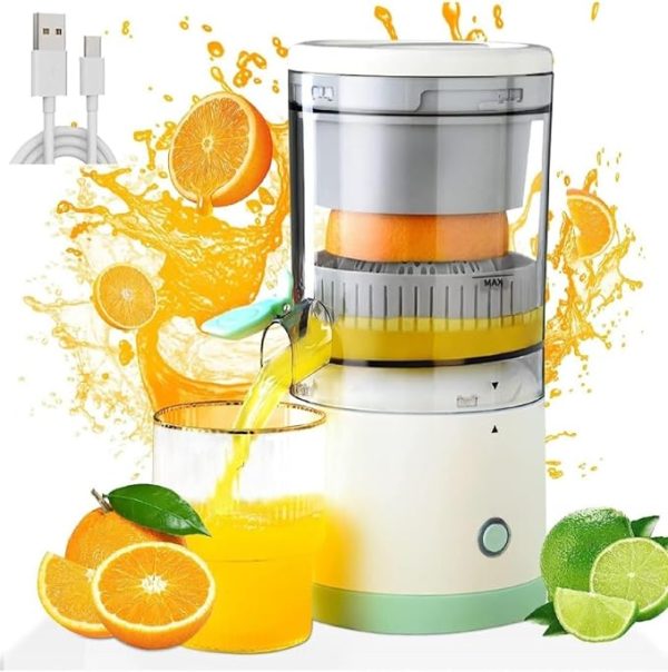 Portable Electric Citrus Juicer Hands-free Rechargeable