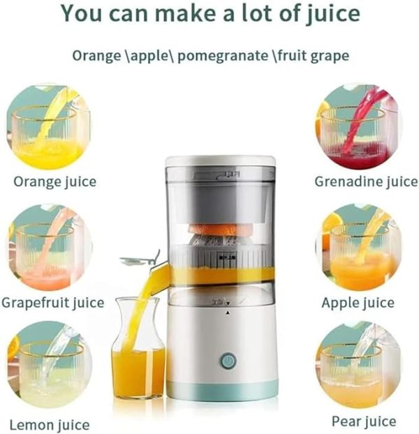 Portable Electric Citrus Juicer Hands-free Rechargeable