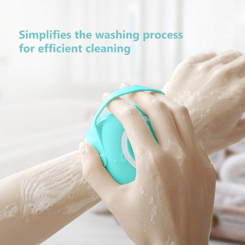 Silicone Bath And Body Shower Brush With Liquid Soap Dispenser